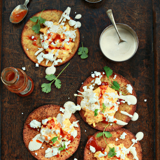 Open-faced Tortilla Breakfast