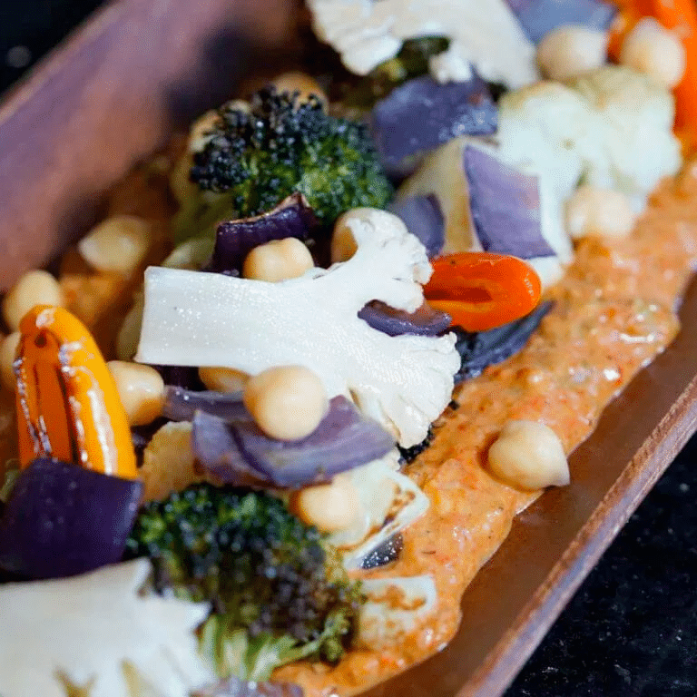 Roasted Vegetables With Muhammara Sauce Spice Tribe 3633