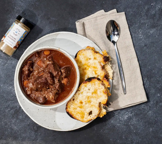 Red Wine Braised Short Rib & Porcini Onion Soup Recipe