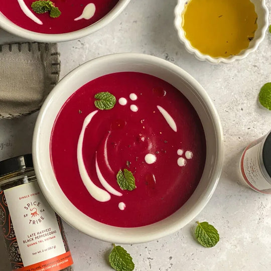 Roasted Beetroot Soup Recipe