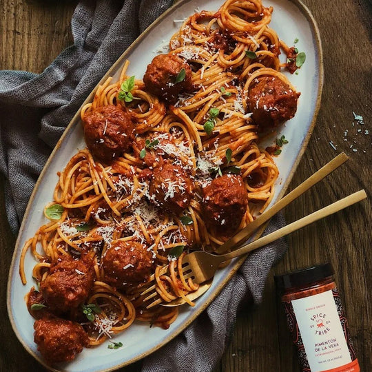 Spaghetti and Meatballs Paprikash Recipe