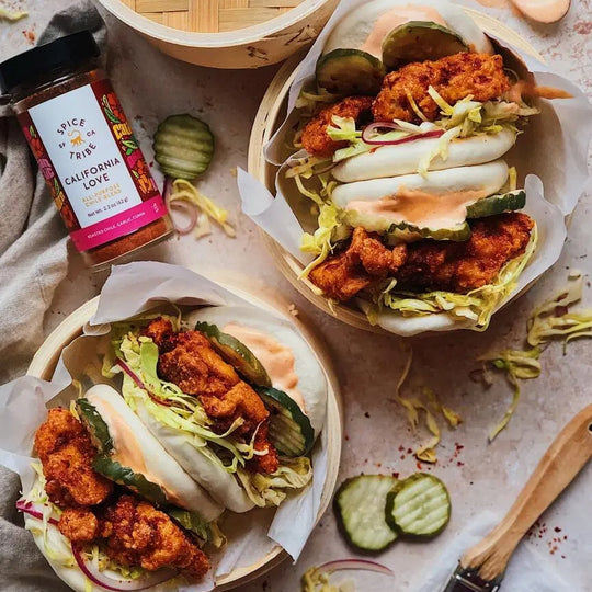 California Love Fried Chicken Bao Recipe