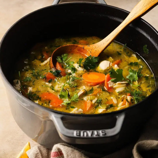 Lemon Chicken Orzo Soup Recipe