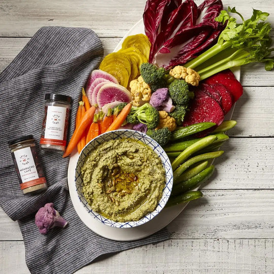 Crudité Platter with Dips Recipe