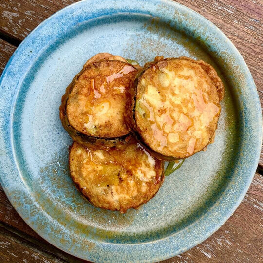 Fried Eggplant with Honey Recipe