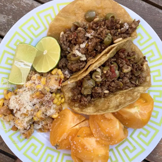 Picadillo Tacos and Calabacitas Recipe