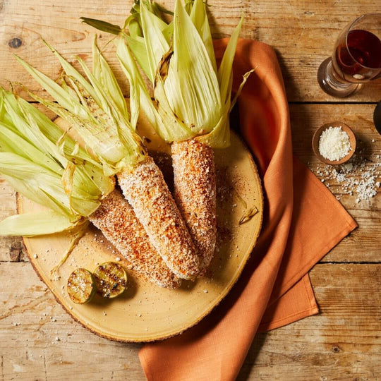 Street Style Grilled Corn with Guajillo Aioli Recipe