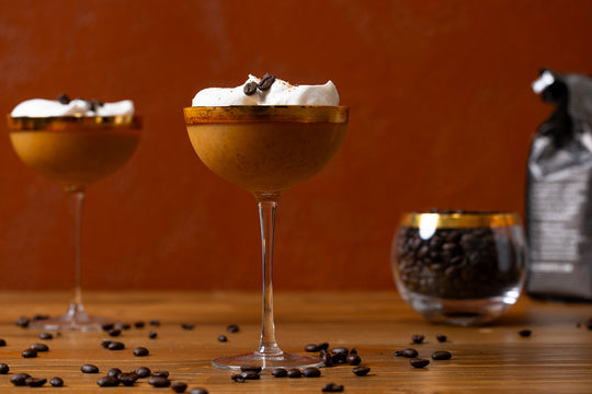 Pumpkin Spice Espresso Martini [w/ Whipped Cream]