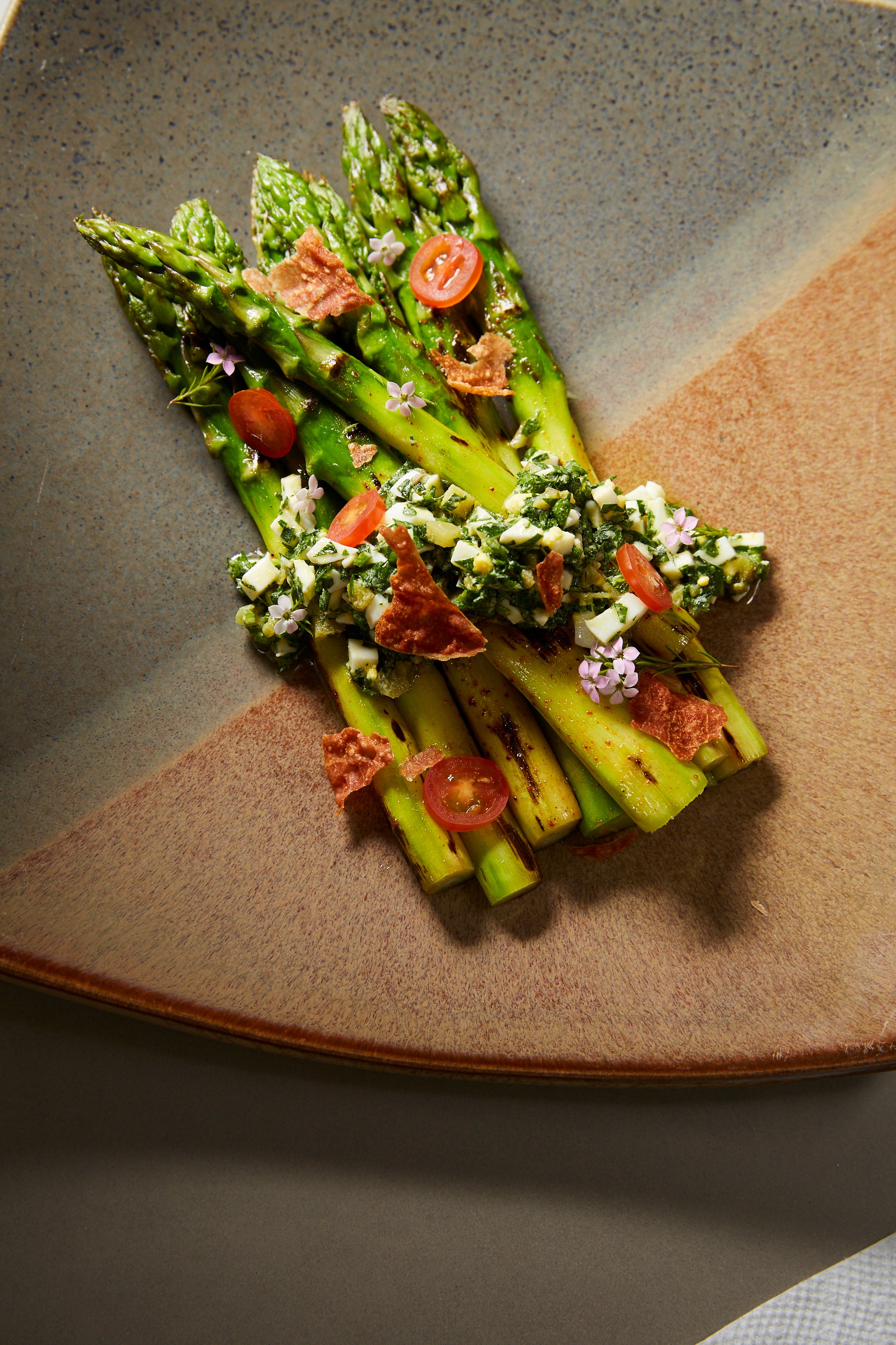 Roasted Asparagus With Gribiche Sauce Spice Tribe 4580